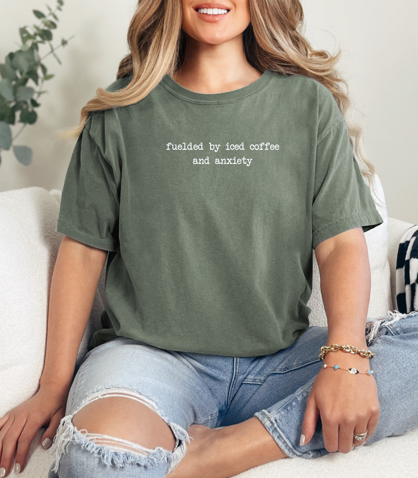 Coffee and Anxiety Tee