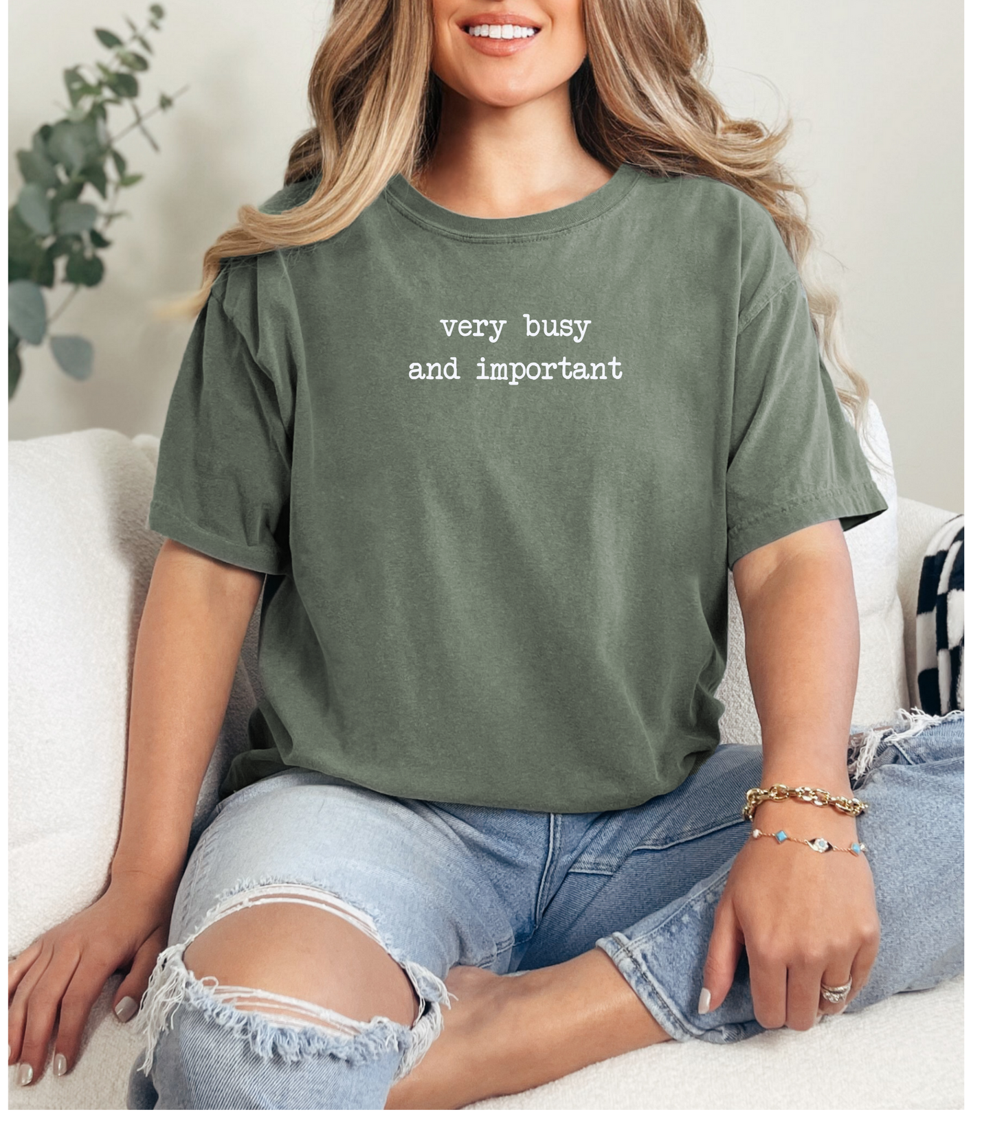 Very Busy and Important Tee