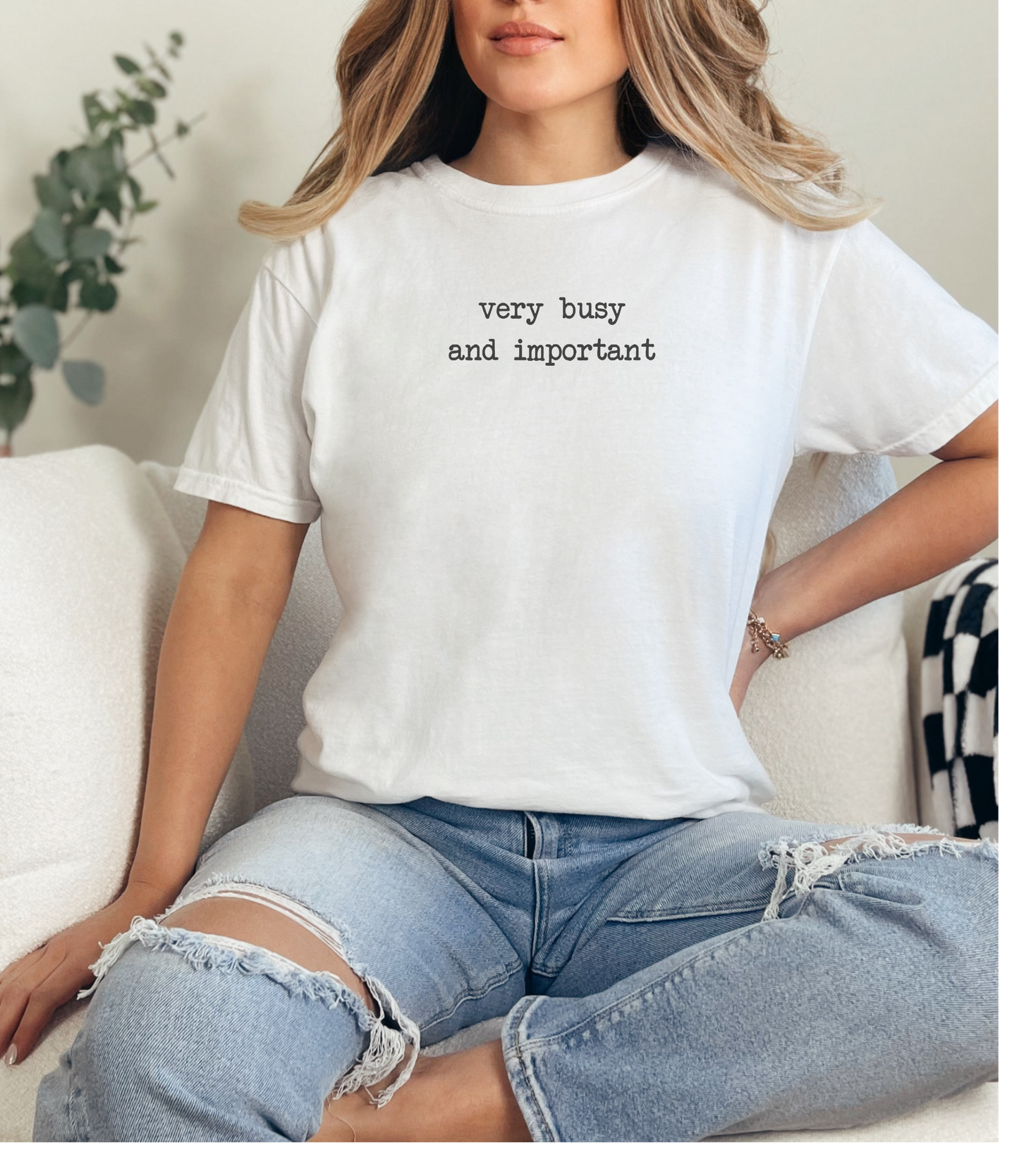 Very Busy and Important Tee